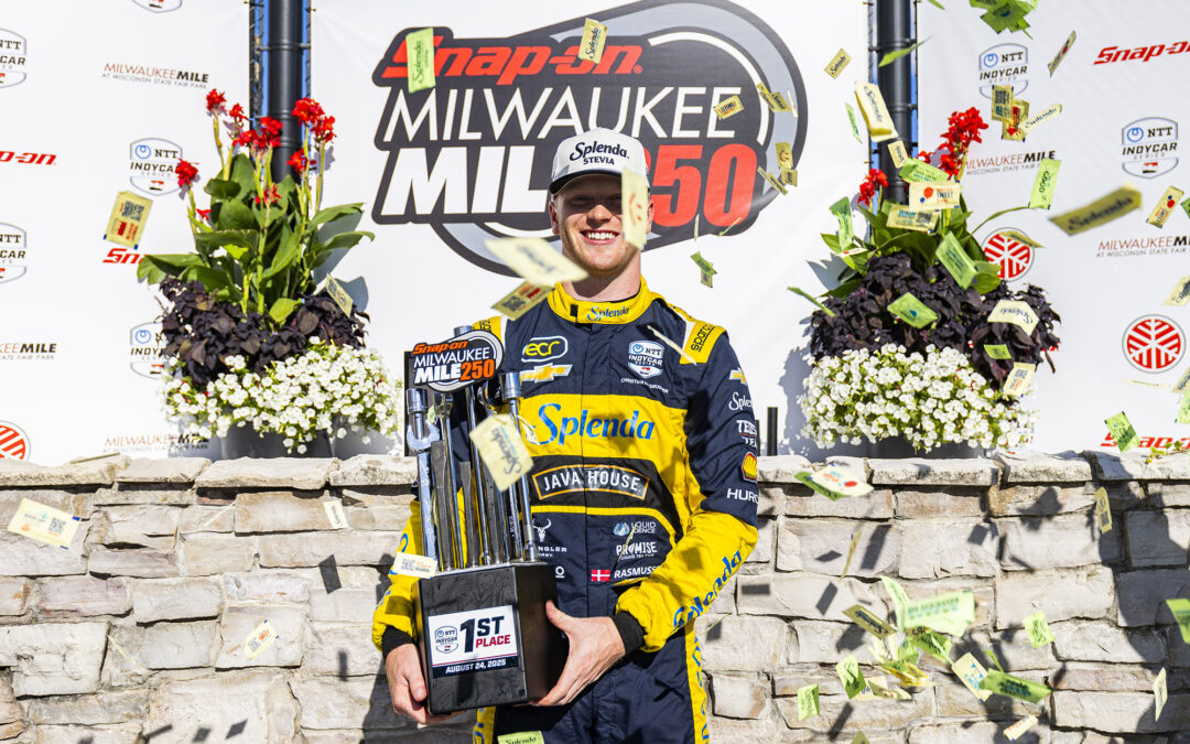CHRISTIAN RASMUSSEN WINS AT THE MILWAUKEE MILE